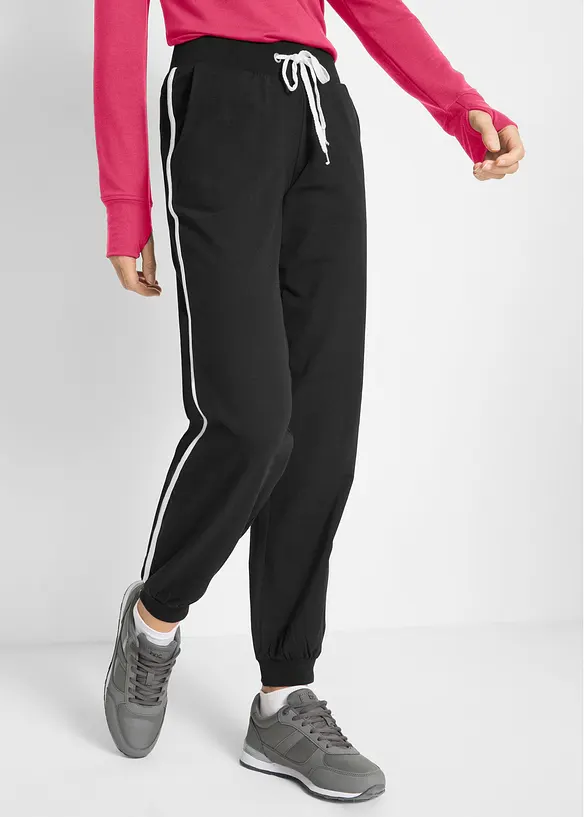 Joggingbyxa i bomullsmix, bonprix