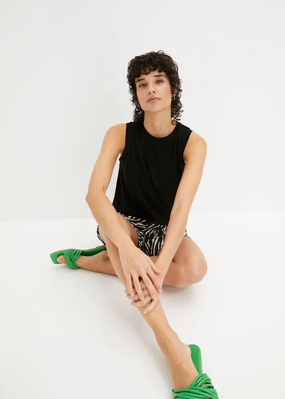 Topp med drapering, bonprix