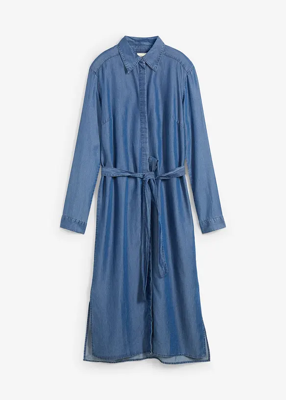Jeansklänning i lyocell, bonprix
