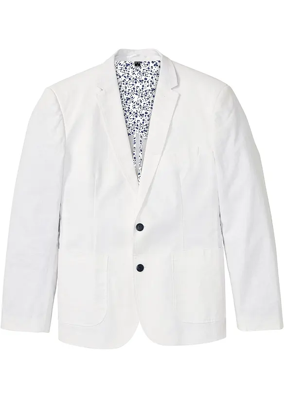 Kavaj med lin, Regular Fit, bonprix