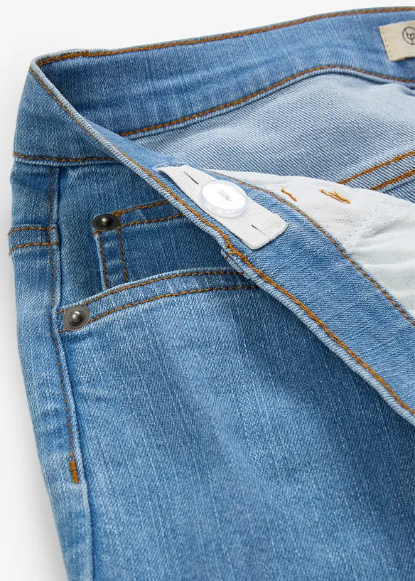 Extra Loose Fit Stretch Jeans, Straight, för barn, bonprix