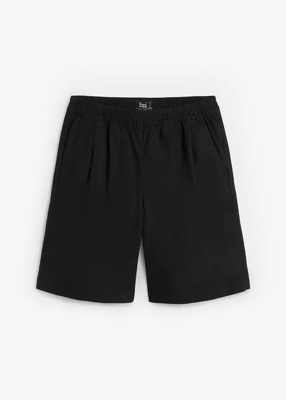 Bermudas i linne och bomull, bonprix