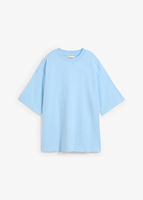 Oversizetopp av tjock jersey i ekologisk bomull, bonprix