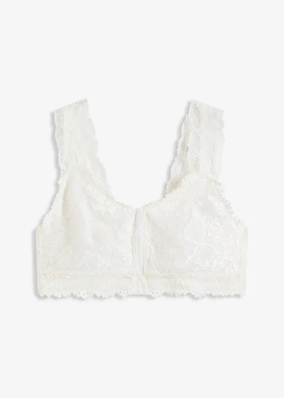 Bralette med bekväm framknäppning, bonprix