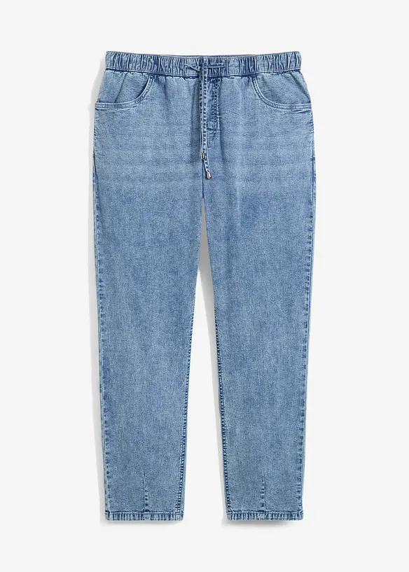 Tunna dra på-jeans, Relaxed Fit, Straight, bonprix