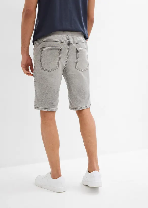 Jeansbermudas i dra på-modell, Regular Fit, bonprix