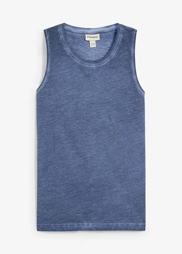Linne med tvättad look, bonprix