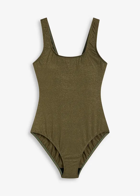 Glittrande baddräkt, bonprix