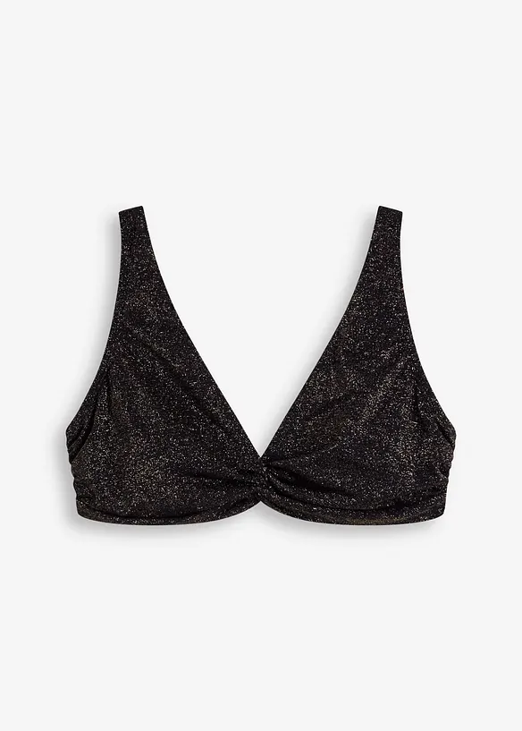 Glittrande bikiniöverdel, bonprix
