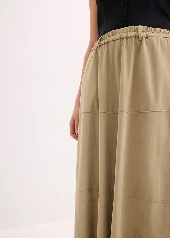 Kjol av skinnimitation, bonprix