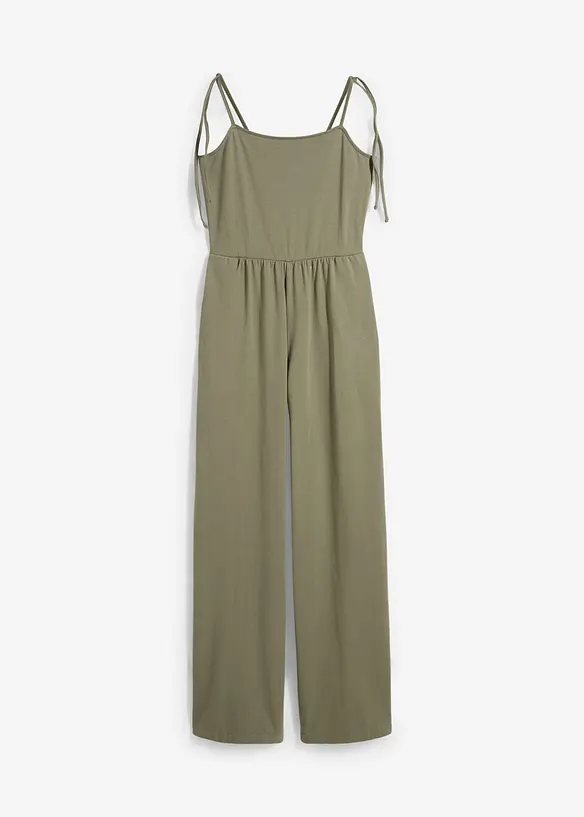 Jerseyjumpsuit med smala axelband, bonprix