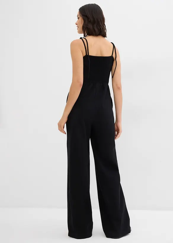 Jerseyjumpsuit med smala axelband, bonprix