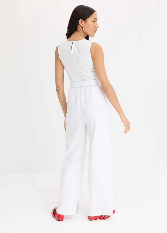 Jumpsuit i jersey av linnemix, bonprix