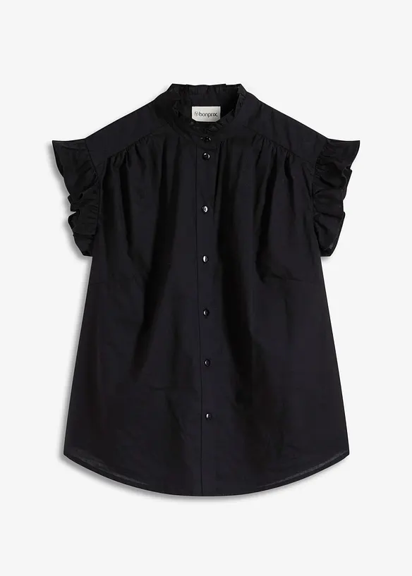 Tunn ärmlös blus, bonprix