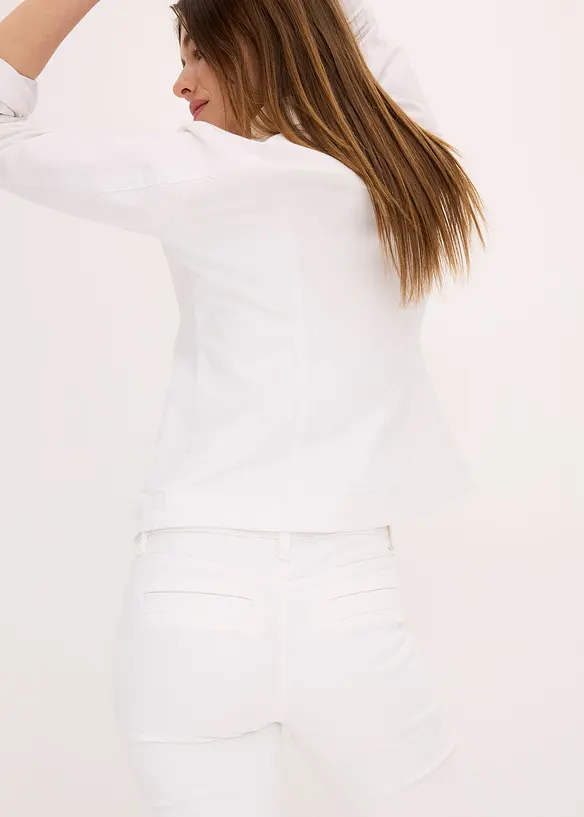 Capribyxa av bomull med stretch, bonprix