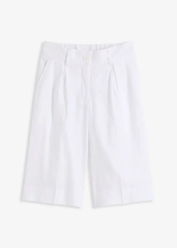 Vida bermudas i luftig linnemix, bonprix