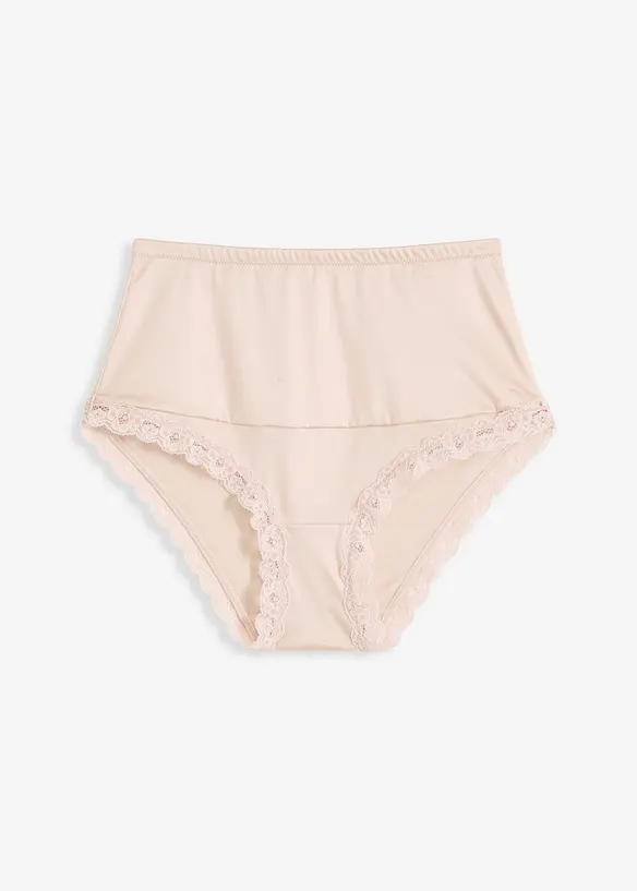 Glansig hipstertrosa med medelhög formande effekt och hög midja, bonprix