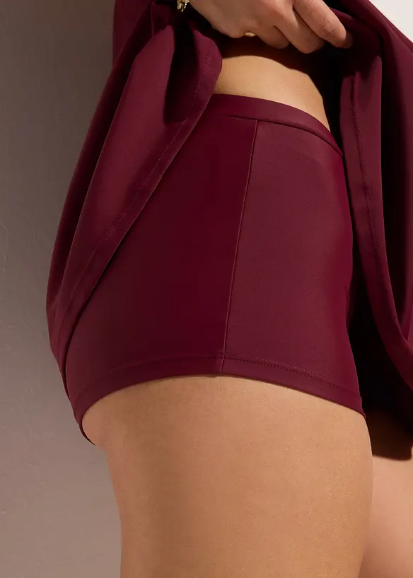 Lång tankini (2 delar) med V-ringning, bonprix