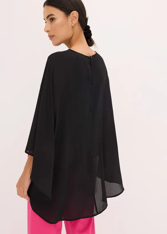 Tunika med cape, bonprix