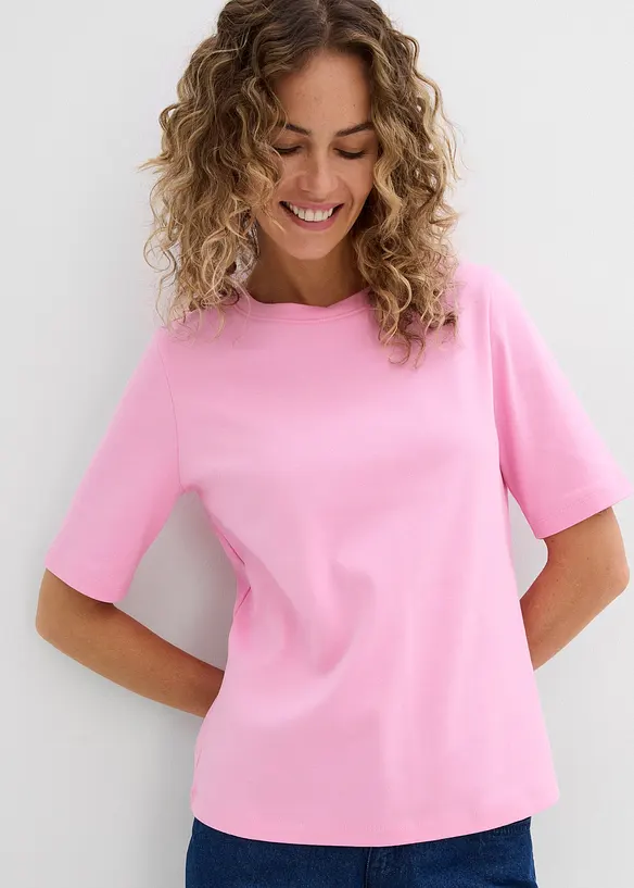 T-shirt av ren ekologisk bomull, bonprix