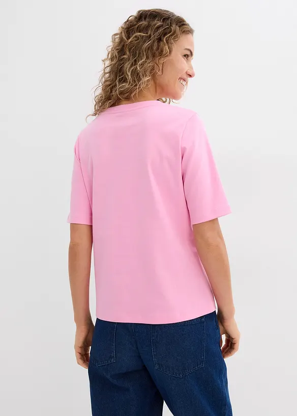 T-shirt av ren ekologisk bomull, bonprix