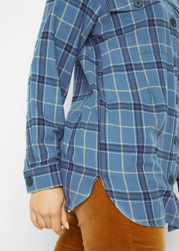 Flanellskjorta, extra värmande, bonprix
