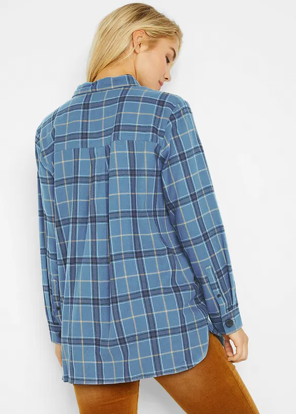 Flanellskjorta, extra värmande, bonprix