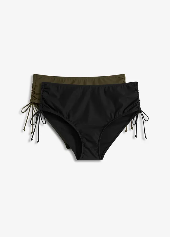 Bikinibyxa med lätt formande effekt (2-pack), bonprix