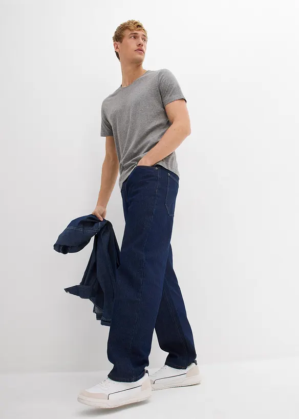 V-ringad T-shirt (3-pack), bonprix