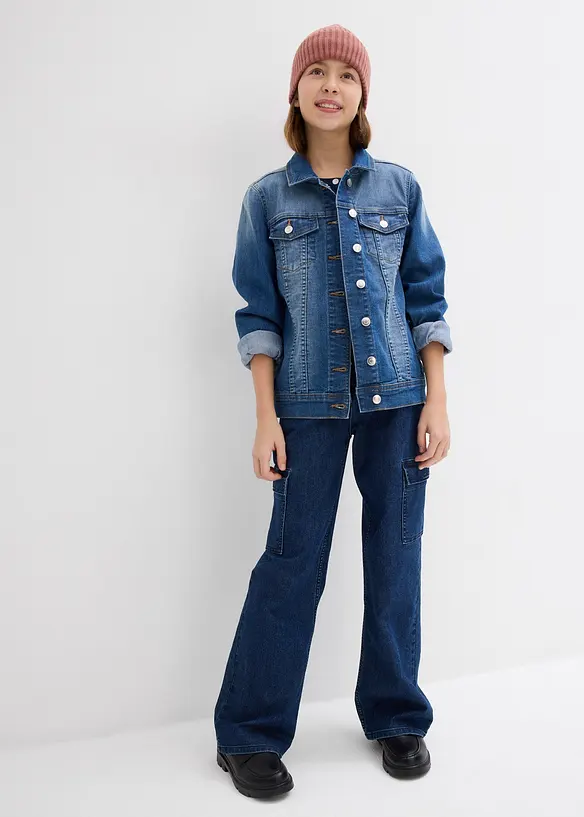 Jeansjacka i oversizemodell, bonprix