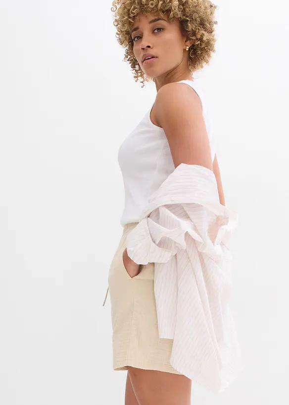 Muslinshorts av ren bomull, bonprix
