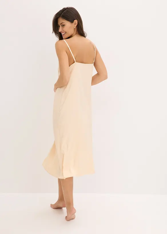 Negligé i satin, bonprix