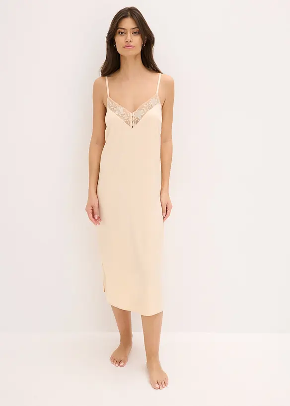 Negligé i satin, bonprix