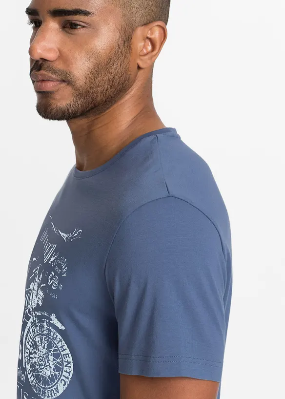 T-shirt med tryck, bonprix