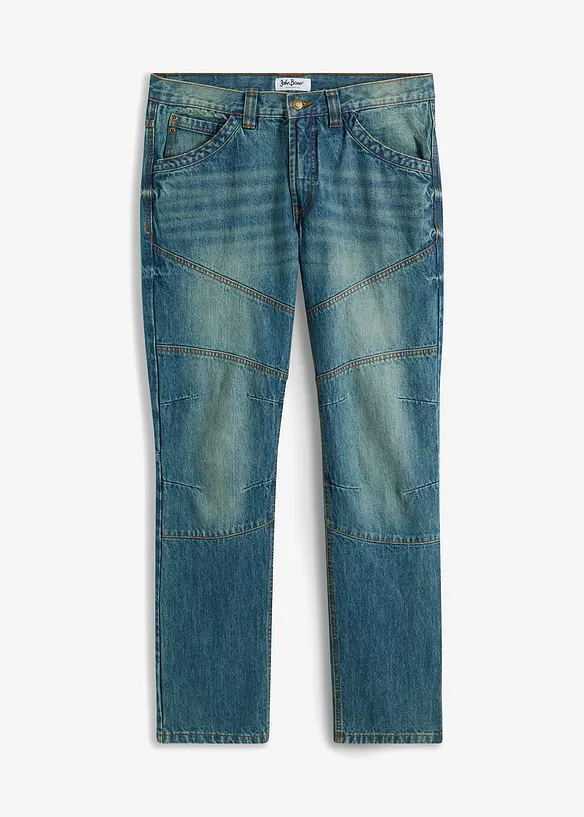 Regular Fit Jeans i tjock denim, Straight, bonprix