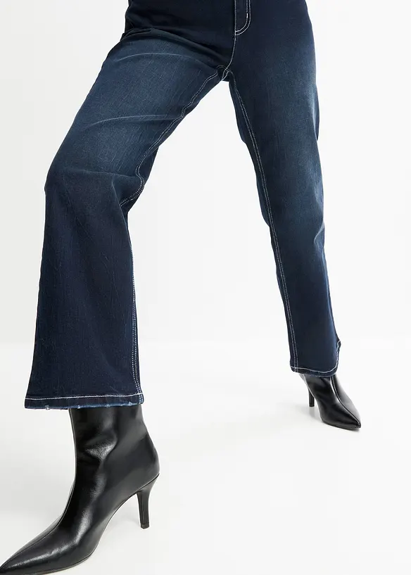 Straight Jeans, High Waist, Stretch, bonprix
