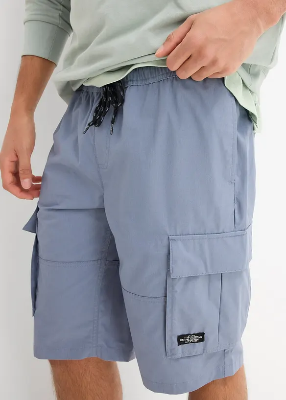 Dra på-shorts i cargomodell, Regular Fit, bonprix