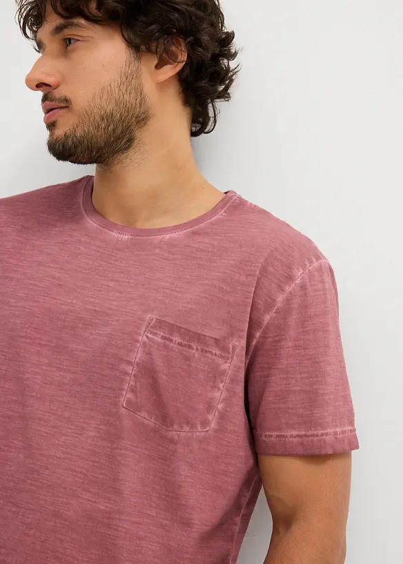 T-shirt med tvättad look, bonprix