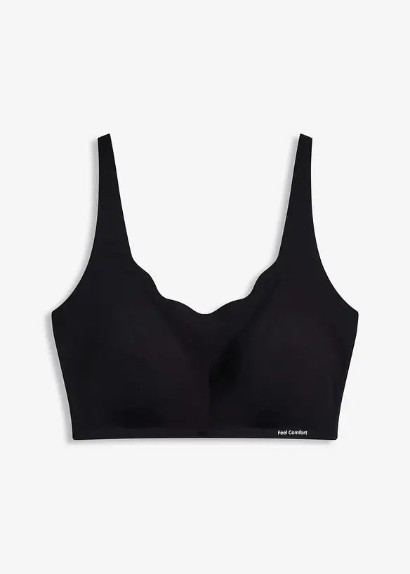 Vadderad Feel Comfort laserskuren T-shirt-BH utan bygel, bonprix