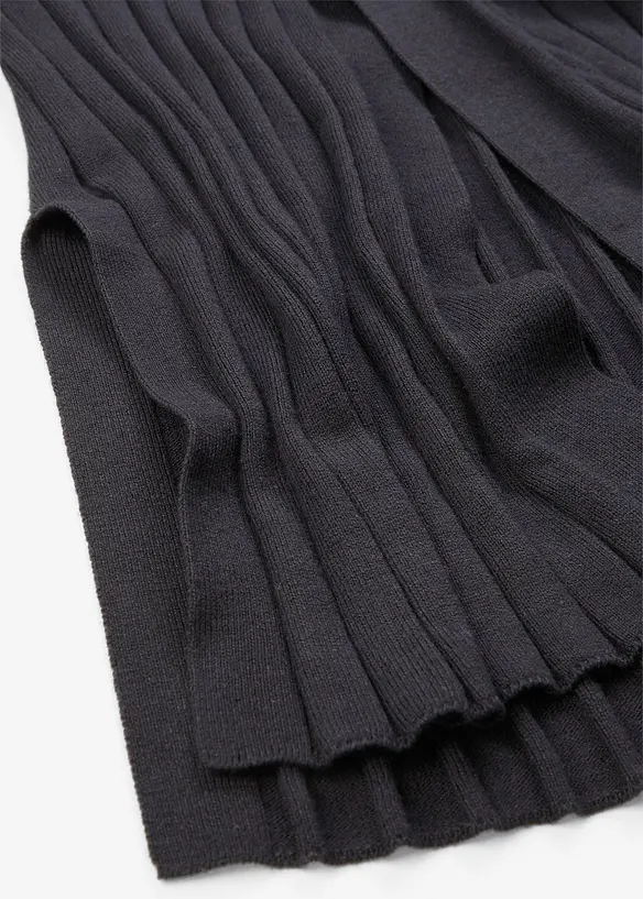 Lång cardigan med sidenandel, bonprix