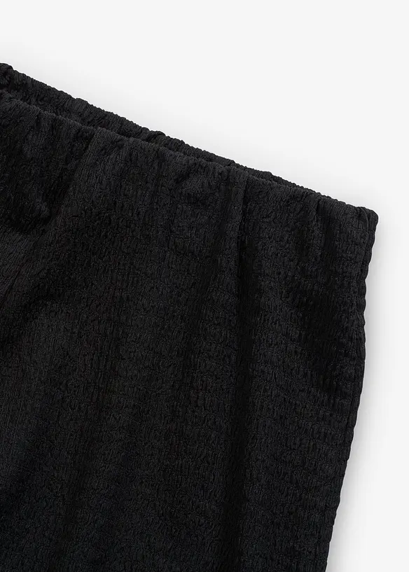 Jerseyshorts av lätt kräpp, bonprix