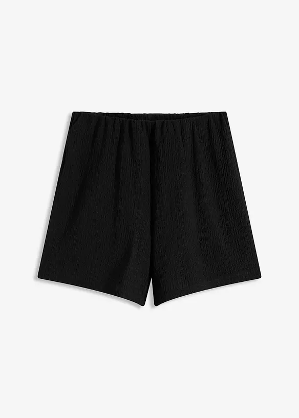 Jerseyshorts av lätt kräpp, bonprix