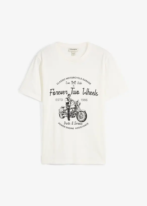 T-shirt av ekologisk bomull, bonprix
