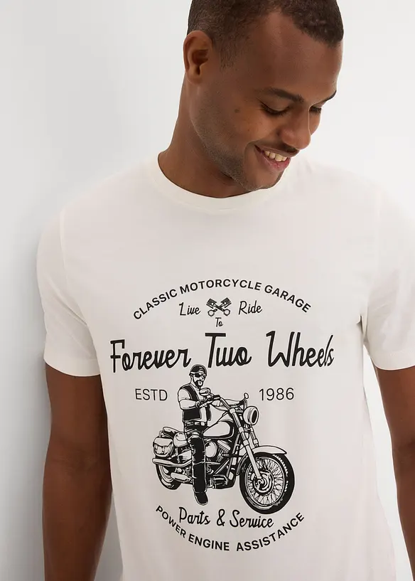 T-shirt av ekologisk bomull, bonprix