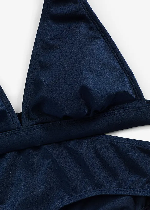 Bikini (2 delar) i glansigt material, bonprix