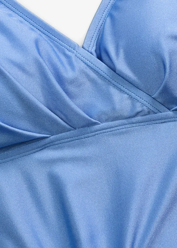 Tankini (2 delar) i glansigt material, bonprix