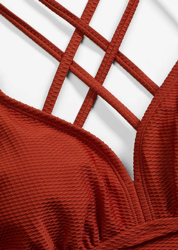 Tankini (2 delar) i material med struktur, bonprix