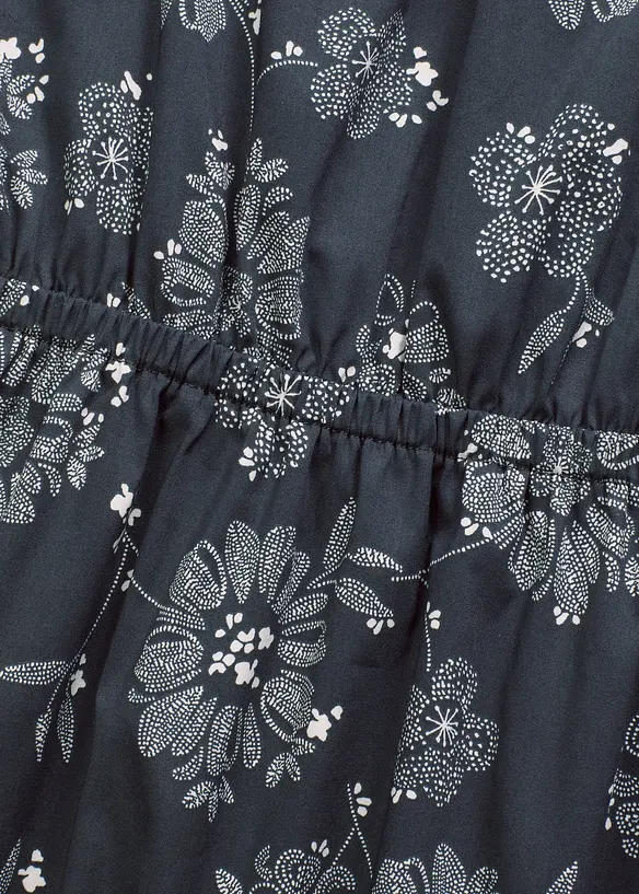 Midiklänning med puffärmar, bonprix