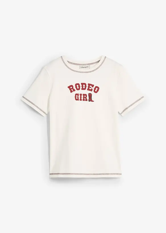 T-shirt av ren ekologisk bomull, bonprix