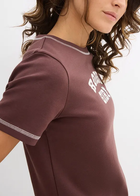 T-shirt av ren ekologisk bomull, bonprix